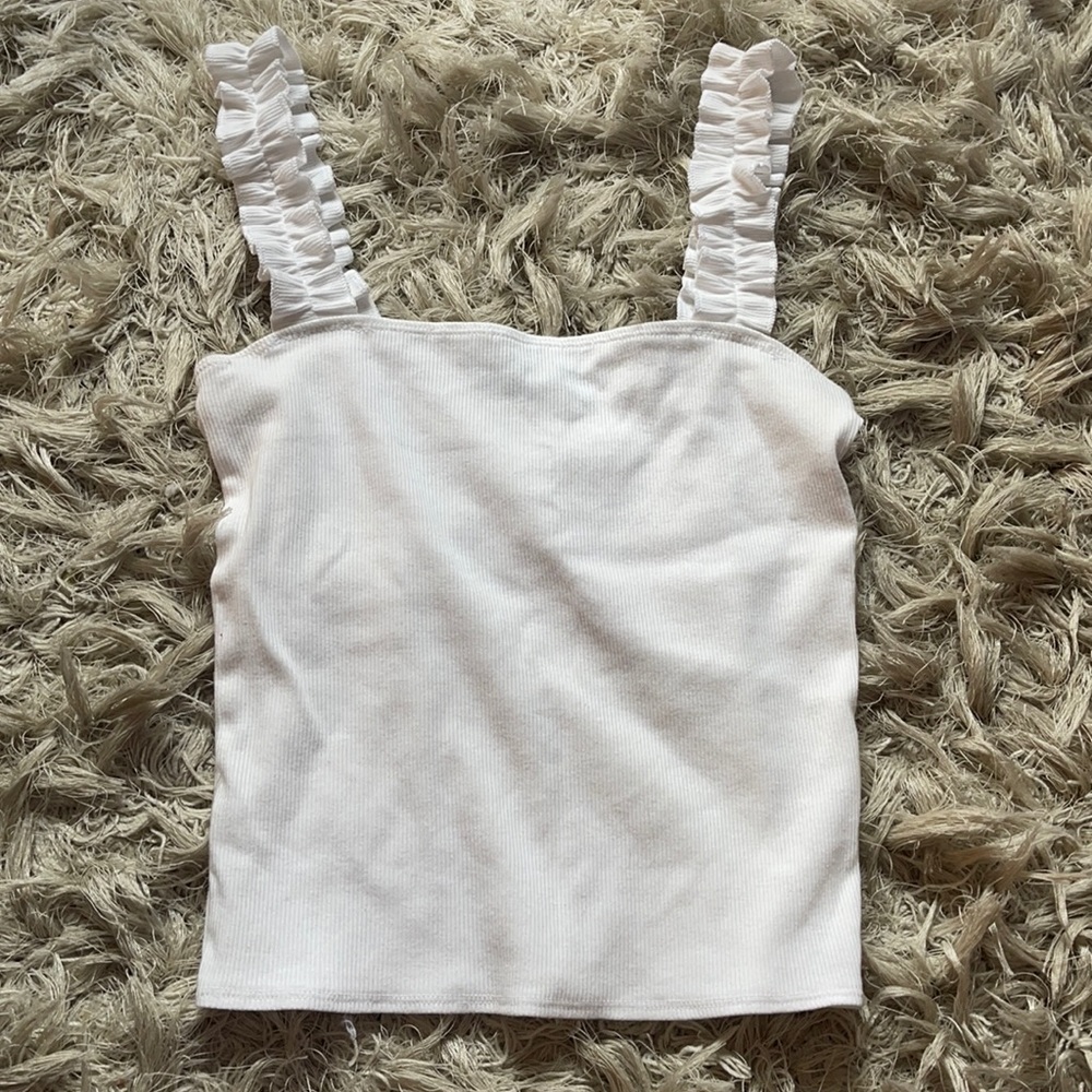 forever 21 ruffle tank